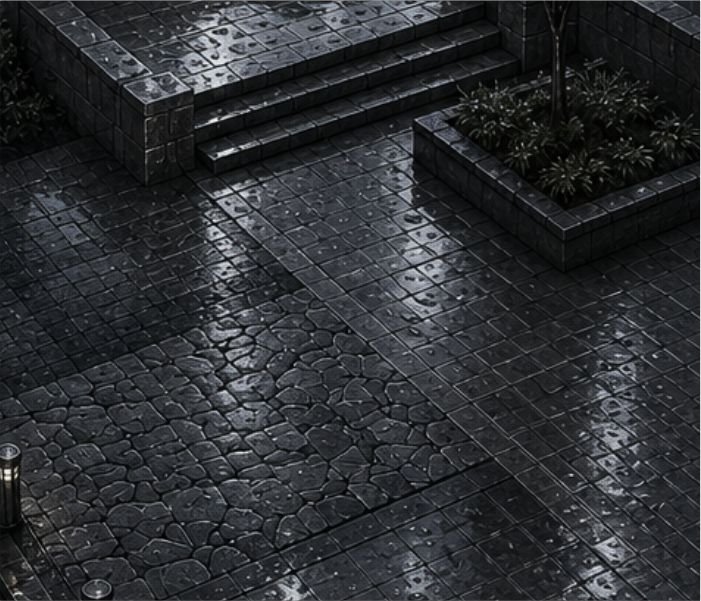 Stone Brick Concrete Shield 18